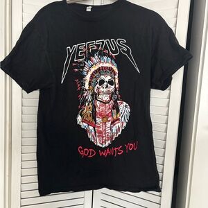 Kanye West Yeezus God Wants You Graphic T-Shirt